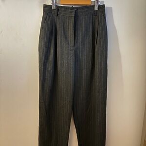 Zara W Pinstripe Gray Pants